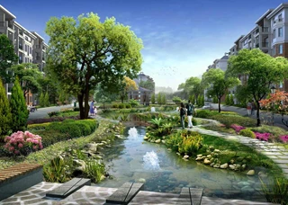 شیت لایه باز فتوشاپ معماری فضای سبز 