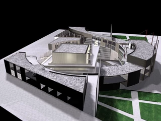 پروژه طراحی معماری خانه داستان 