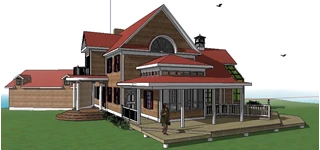 اسکچاپ ویلا خارجی