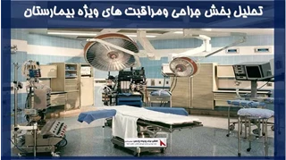 تحلیل بخش جراحی ومراقبت های ویژه بیمارستان