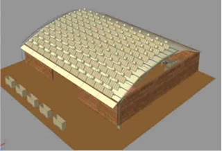  تری دی کارخانه رب گوجه با پنل خورشیدی