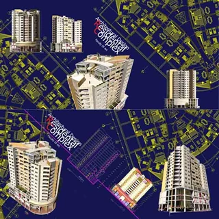 دانلود, پلان مجتمع تجاری مسکونی