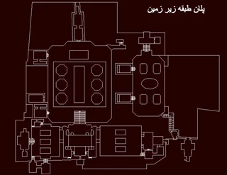 پلان خانه طباطبایی ها کاشان