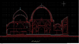  پلان مسجد کبود تبریز