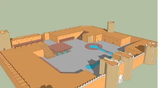3 بعدی قلعه رستم سیستان 