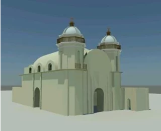 3d max کلیسای قلب مقدس عیسی ، قرن ششم 