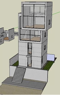 سه بعدی خانه 4*4تادائو آندو