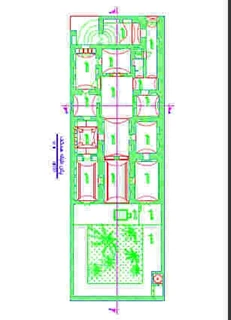 پلان خانه حسن فتوحی یزد 