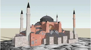 اسکچاپ مسجد ایاصوفیه استانبول