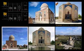 پلان بقعه شیخ امین الدین جبرائیل
