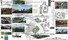 شیت ارایه معماری مدرسه معلولان فوتوشاپ لایه باز  