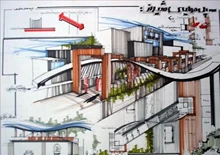 مجموعه 70 شیت طرح معماری با پرزانته دستی