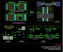 دتایل و جزئیات اجرایی اتوکد میانقاب در سازه