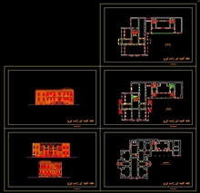 پلان خانه گنجه ای زاده در تبریز
