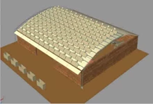  تری دی کارخانه رب گوجه با پنل خورشیدی