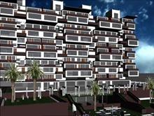  مجتمع مسکونی با رویکرد معماری پایدار   همراه با رندر ۳max 