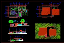 دانلود, پلان خانه 1طبقه مبله