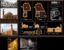پلان  صاحب الامر تبریز و پلان مسجد ثقه الاسلام