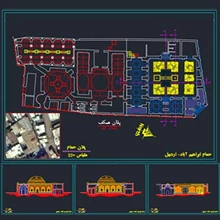 پلان حمام ابراهیم آباد اردبیل