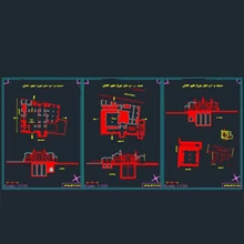 پلان مسجد و آب انبار میرزا مقیم (وزیر) کاشان