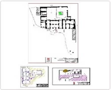 پلان خانه تاریخی مرعشی شوشتر در خوزستان