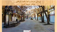 پروژه مرمت و احیا بافت تاریخی خیابان تربیت تبریز