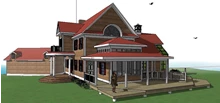 اسکچاپ ویلا خارجی