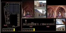 پلان مسجد میرزا علی اکبر اردبیل