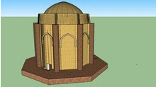 3 بعدی برج خراقان قزوین