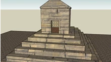 3 بعدی اسکچاپ آرامگاه کوروش کبیر